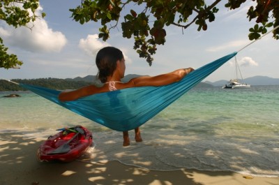 Relaxing on the beach Relaxing on the beach