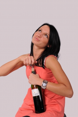 Drinking wine Drinking wine