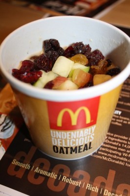 McDonald's Oatmeal