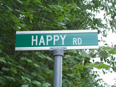 happiness on a street happiness on a street