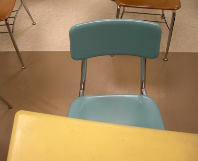 Empty School Desk